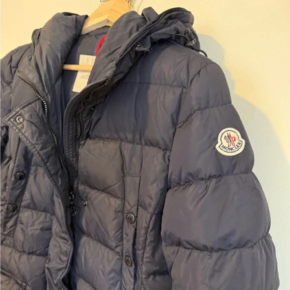 Moncler Black Puffer Coat
